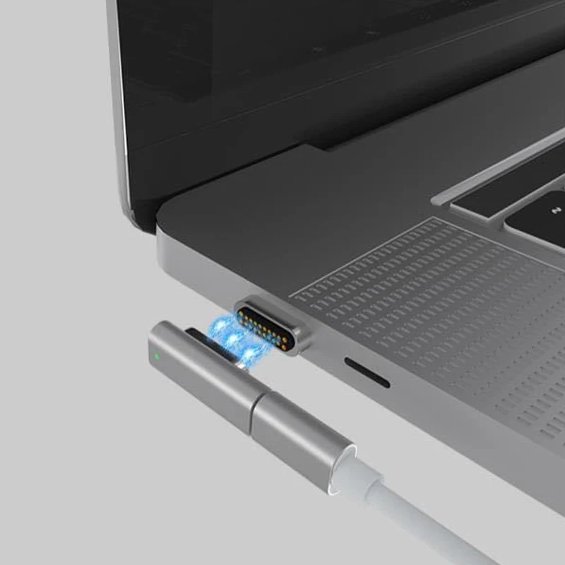 20 контактов магнитный USB C адаптер 4K 100W быстрая зарядка для Macbook Pro Pixelbook GDeals