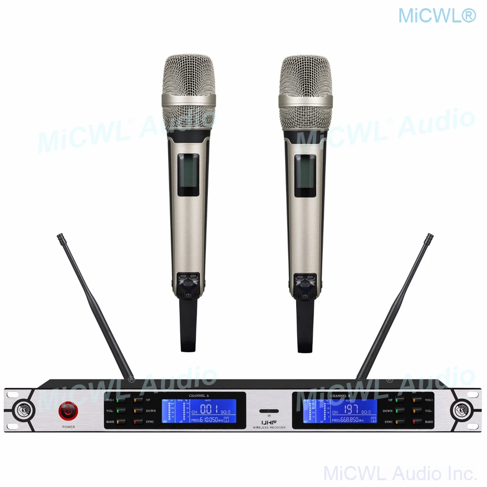 Профессиональный беспроводной 2 ручной микрофон SKM9000 G3 УВЧ SKM 9000 G4 система Mircrofone |