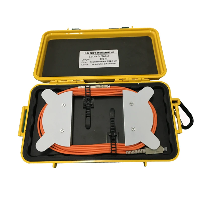 

OTDR Launch Cable Reel Box MM OM2 LC/UPC-SC/UPC