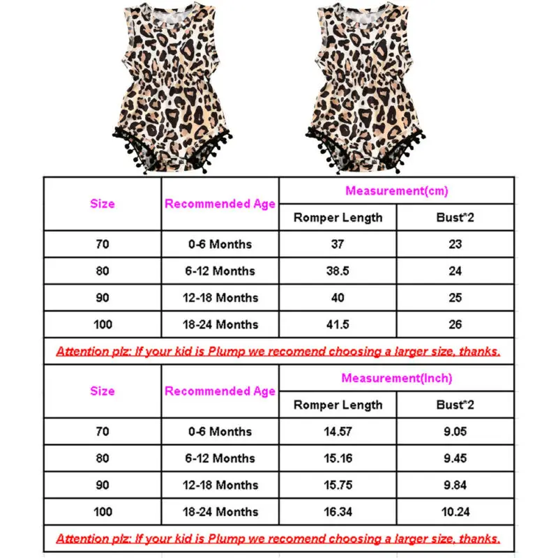 2020 Summer Newborn Infant Baby Girl Sleeveless Leopard Cactus Romper Jumpsuit Cotton Outfit Casual Clothes New Arrival