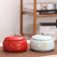 150 мл в форме барабана банки чайная коробка для конфет и печенья цветок чайная банка контейнер для хранения кофейная пудра Органайзер банки уплотнение теедоус