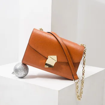 

2020 New Luxury Women Flap Shoulder Bag Split Cow Leather Women's Small Crossbody Messenger Bags Mobile Phone Wallet Pack