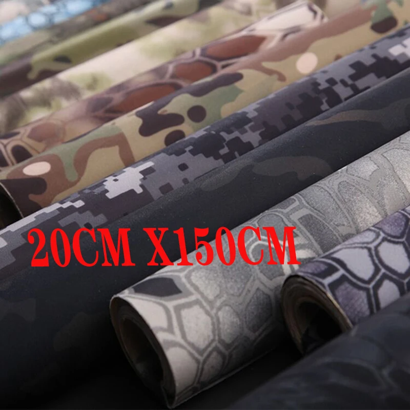 

20X150CM Tactical Gunskin Gear Skin Waterproof Super Elastic Self Wrap Camouflage Hunting Belt