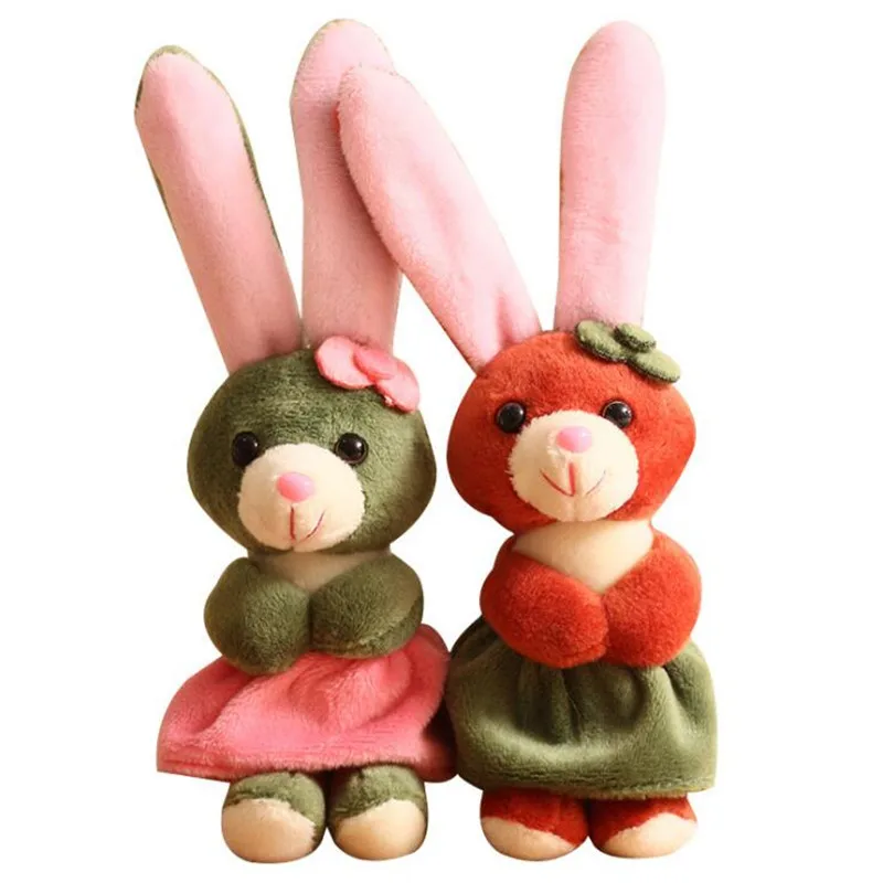 HANDANWEIRAN 1pcs 20cm creative skirt rabbit plush toy advanced pp cotton padded decorative pendant for boys 1 HANDANWEIRAN 1pcs 20cm creative skirt rabbit plush toy advanced pp cotton padded decorative pendant for boys 4