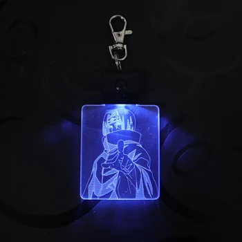 

Naruto Figure Cartoon Keychain 3D LED Arylic Night Light Magical Decor Lamp Lighting Colors Decoration Gift Dropshipping