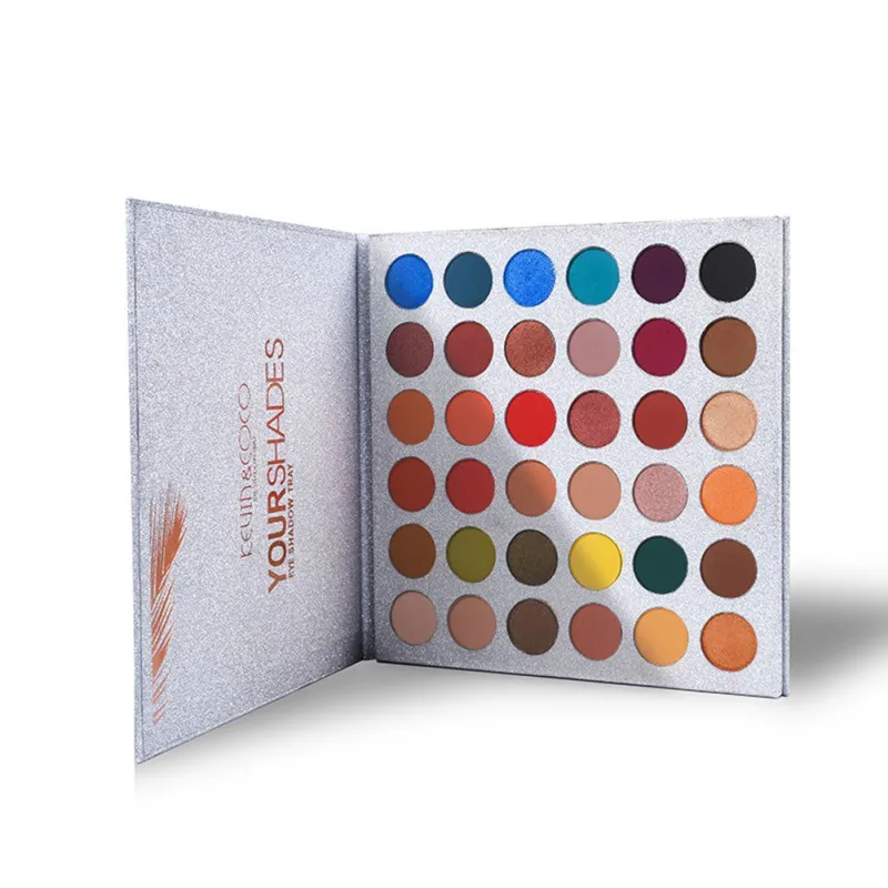35-color Eyeshadow Palette Long Lasting Waterproof Smudge-proof Glitter Matte Eye Shadow Powder SC30