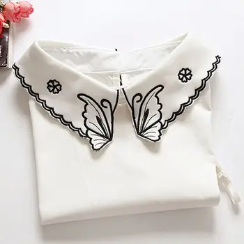 

Vintage Women Fake Detachable Blouse Shirt Peter Pan Choker Necklace 20 Styles