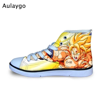 

Aulaygo Dragon Ball Z Running Shoes Anime Canvas Walking Shoes Kids' Sneakers For Girls And Boys New Children Basketball Flat