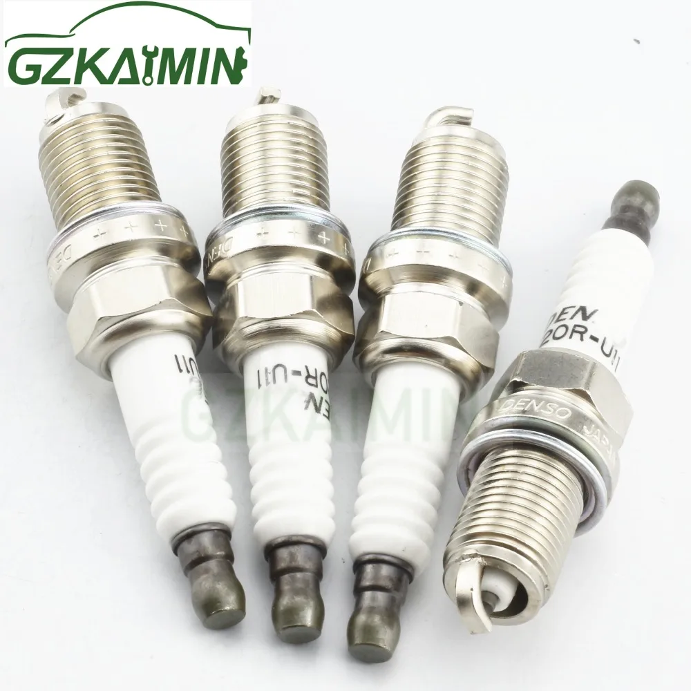 4 шт. 90919-01184 K20R-U11 Нормальная мощность Свеча зажигания для Toyota Yaris Rav4 Camry Mark2 Mr2