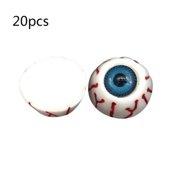 

20 pcs For newborn Realistic Doll Half Round Hollow Back False Eyes DIY Eyes Halloween Prop Horror Bear Toy