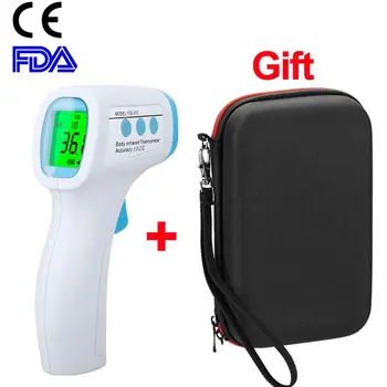 

Non-contact Digital Infrared Forehead Thermometer Temperature Measurement for Kids Adults Professional Body Fever Thermometer