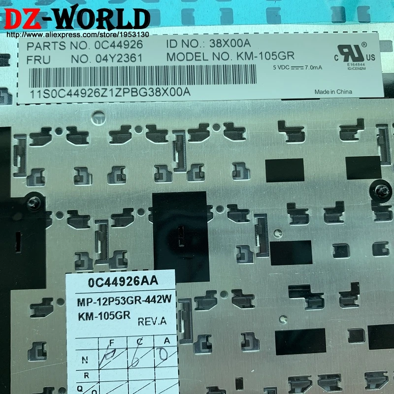 Гр Греция греческий клавиатура для lenovo Thinkpad P50S T560 W540 T540P W541 T550 W550S L540 L560 Teclado 04Y2439 04Y2361