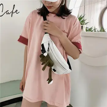 

Internet celebrity ins Japanese bag women's 2020 new Harajuku tooling chest bag Korean style student canvas crossbody running