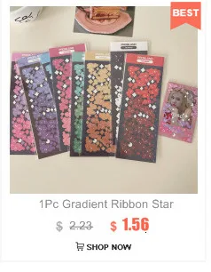 1Pc Ins Gradient Laser Rose Series Decoration Laser Stickers Scrapbooking Hand Account Cute Stationery Sticker School Suppliesr