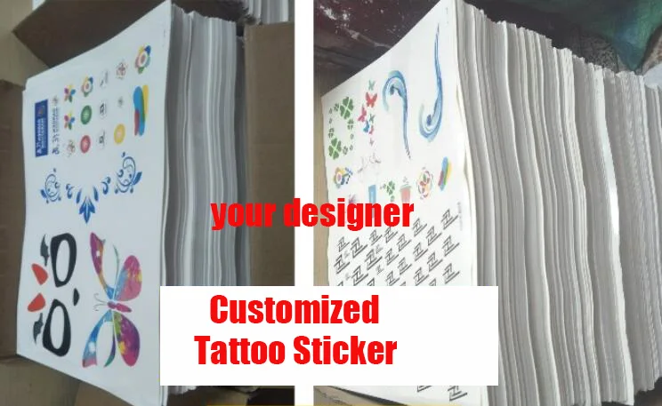 Индивидуальные персонализированные водонепроницаемые временные татуировки наклейки DIY поддельные тату, сделать свой собственный дизайн татуировки для логотипа/свадьбы