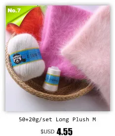 Hot Sale Multi Color Cotton Silk Knitting Yarn Soft Warm Baby Yarn for Hand Knitting thread Supplies 50g/lot