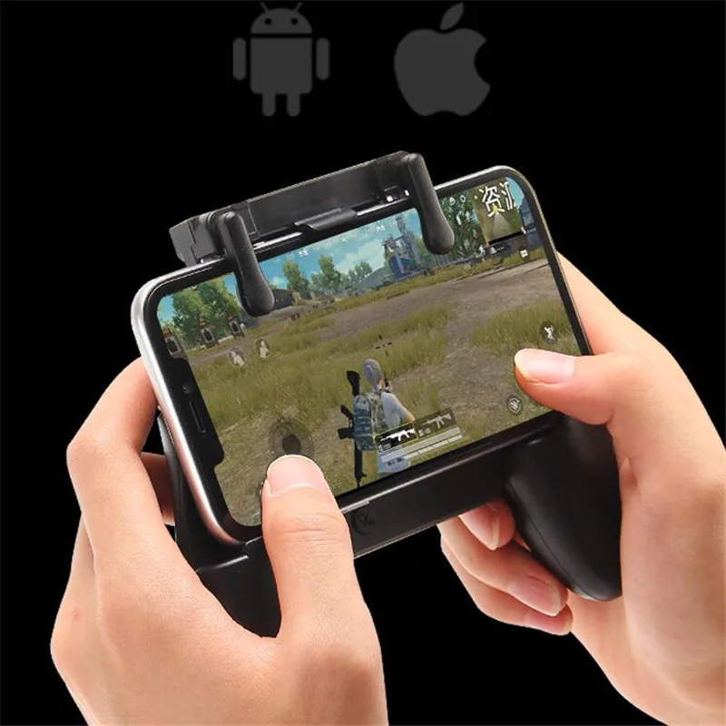 Новое поступление M18 Pubg контроллер четыре пальца емкость проводимость одна кнопка переключатель автоматический режим игры Ручка для iso Android