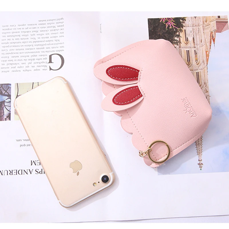 

APP BLOG Women PU Leather Small Mini Cute Wallet Zipper Coin Purse Refinement Travel Bag Clutch Handbag Carteira Feminina 2019