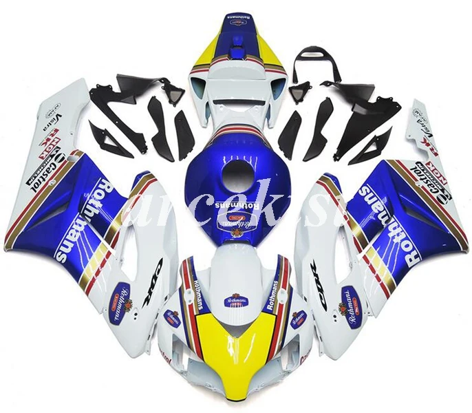 

Injection Mold New ABS Motorcycle Full Fairings Kit Fit for HONDA CBR1000RR 2004 2005 04 05 CBR1000 1000RR Custom white blue