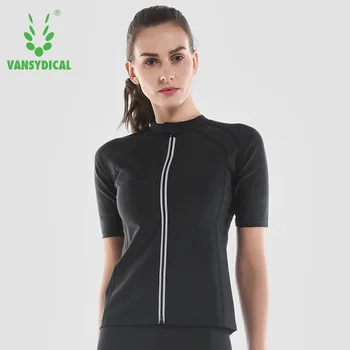 

Tight Hot Sweat T-shirt Yoga Sets Women's Tight Abdominal Short Sleeve Sports Hot Sweat Shaping Body Fitness Suit