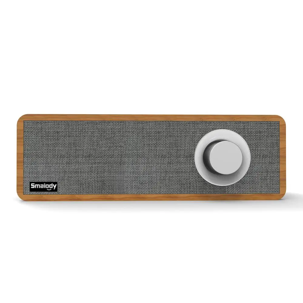 

Bluetooth Speaker Wireless Retro Wooden Speaker Portable Sound System Subwoofer Home Audio with Mic Support USB