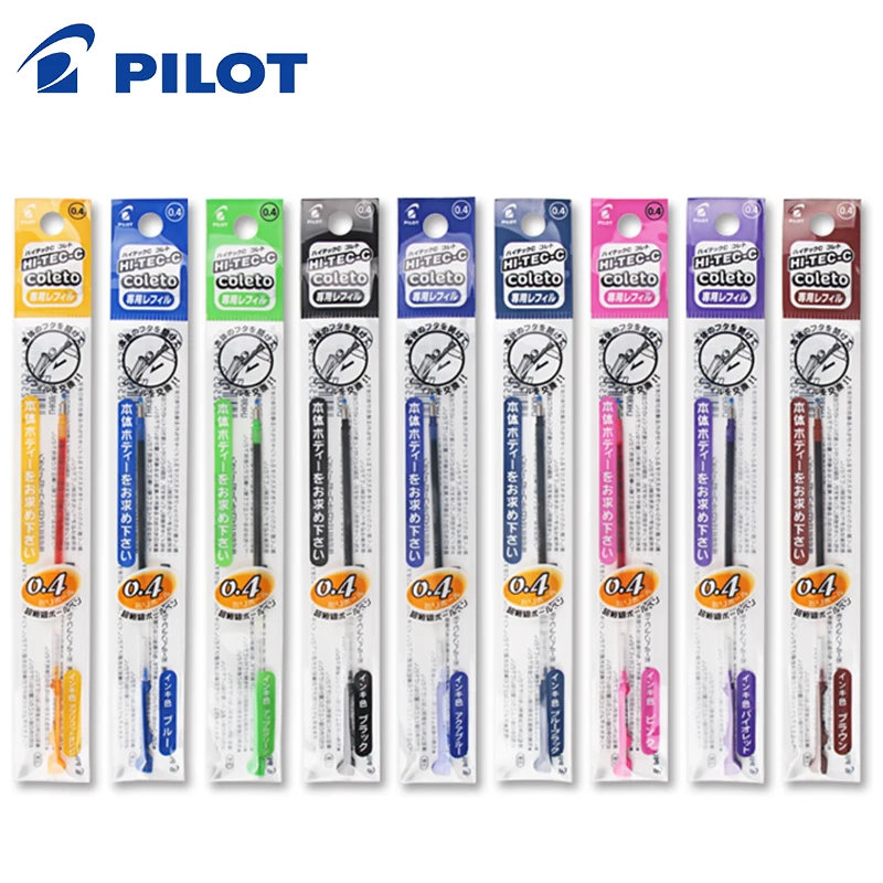 1 Piece Japan Pilot Hi Tec C Coleto Lhkrf 10c4 Gel Multi Pen Refill 0 4mm 15 Colors Available Multi Function Pen Refill Gel Pens Aliexpress