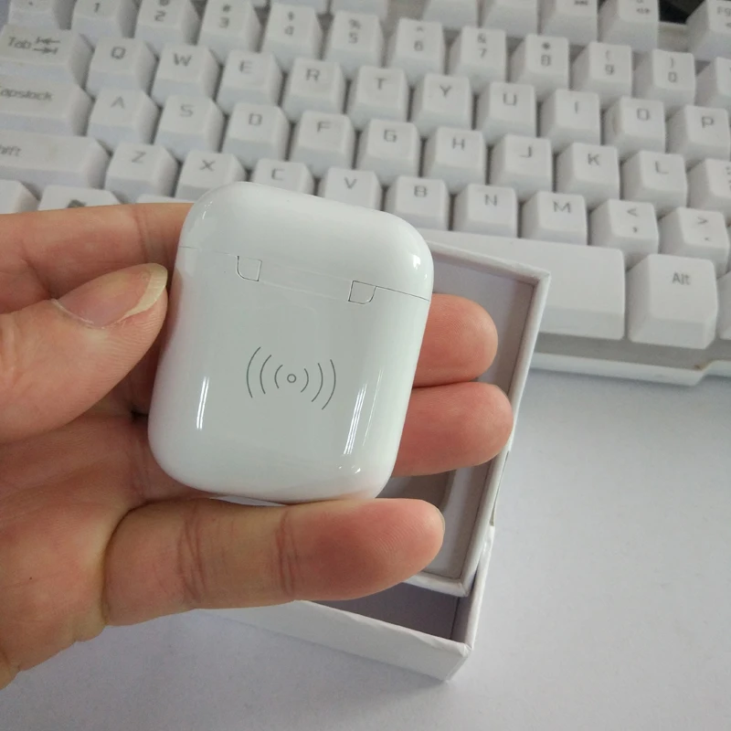 Для airpods зарядное устройство для Apple Airpods 1 беспроводной зарядный чехол приемник неоригинальный Airpods Беспроводная зарядка коробка