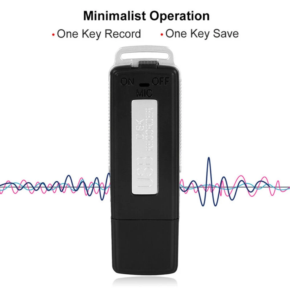 Dictaphone Numérique Dictopro X200 8 Go - Activation Vocale, Enregistrement Longue Durée