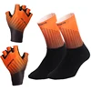 NEW Sports Unisex Cycling Half Finger Gloves Cycling Socks Sets Washable Bike Gloves Racing Bicycle Gloves for Man multicolour 1