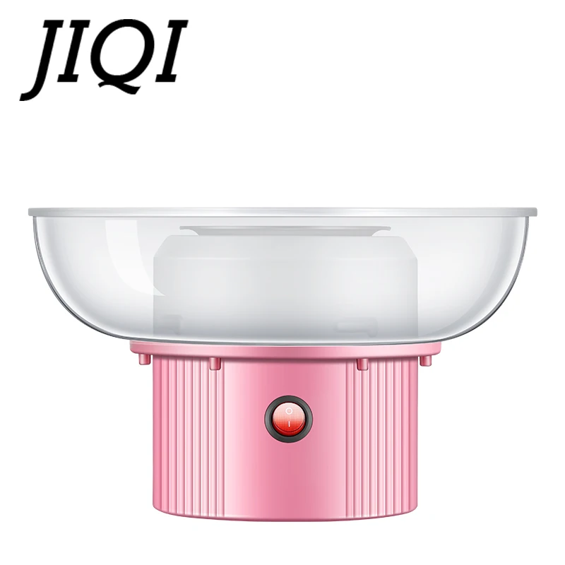 

JIQI Electric DIY Sweet Cotton Candy Maker Mini Portable Snack Fancy Marshmallow Cotton Sugar Floss Machine Boiler EU US UK Plug