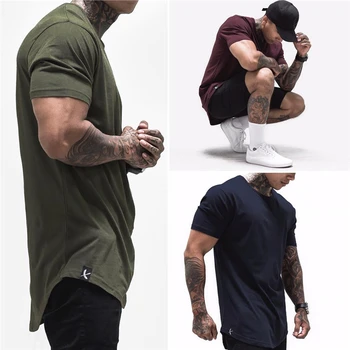 Fitted Fashion Long Contour T-shirt