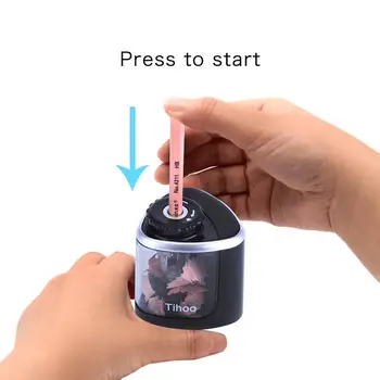 

Student Stationery Electric Pencil Sharpener Student Supplies Electric Office School Creative Pencil Sharpener Safety R5E7