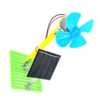 

Science Experiment Discovery Educational Toys Cool DIY Invention Plastic Small Solar Fan Creative Handmade Assembly Model Kit
