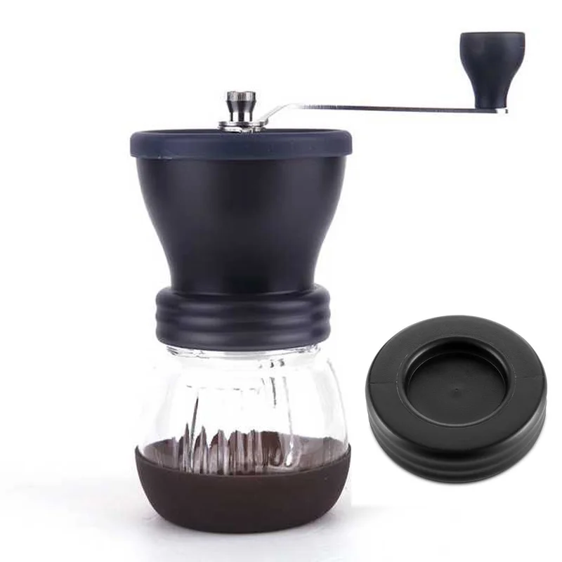 hand coffee grinder manual Ceramic coffee grinder Portable hand coffee maker Washable Hand Mill burr coffee bean grinder machine Ceramic Core Home - Цвет: hand coffee grinder