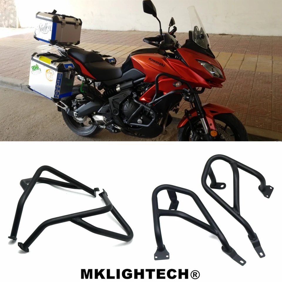 

For KAWASAKI Versys650 Versys 650 15-18 Motorcycle CNC Engine Protector Engine Guard Crash Bar Engine Bumpers Falling protection