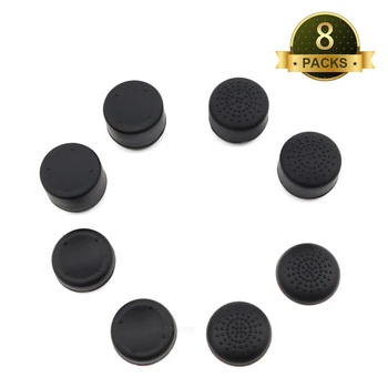 

8Pcs Silicone Analog Thumbstick Joystick Grips For PS4/PS5/PS3/PS2 Gamepad Thumb Grip For Xbox 360/One Replacement Parts