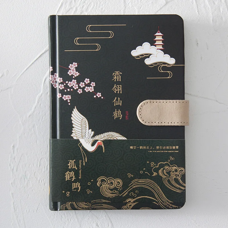 Китайский винтажный блокнот книга Китайский древний стиль дневник записные книжки или дневники школьные принадлежности - Цвет: E