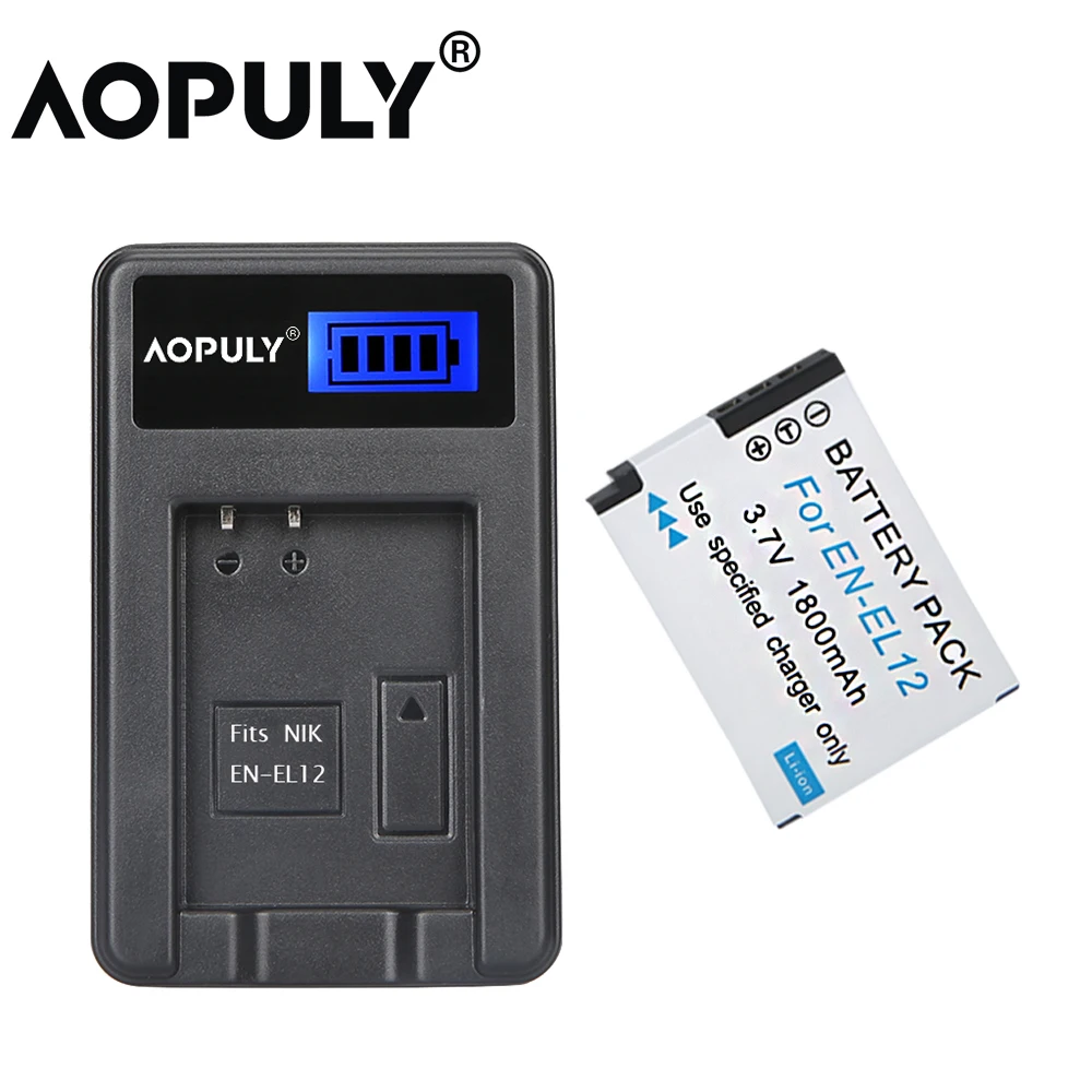 1 шт. EN EL12 ENEL2 батарея + ЖК зарядное устройство USB для Nikon COOLPIX S9100 S9200 S9050 P300 P310 P330 S6200