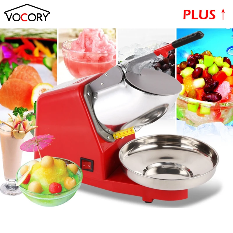 Household Electric Ice Crusher Smoothie Shaver Snow Cone Block Breaking Grinder Machine Commercial Slush Sand Maker | Бытовая техника