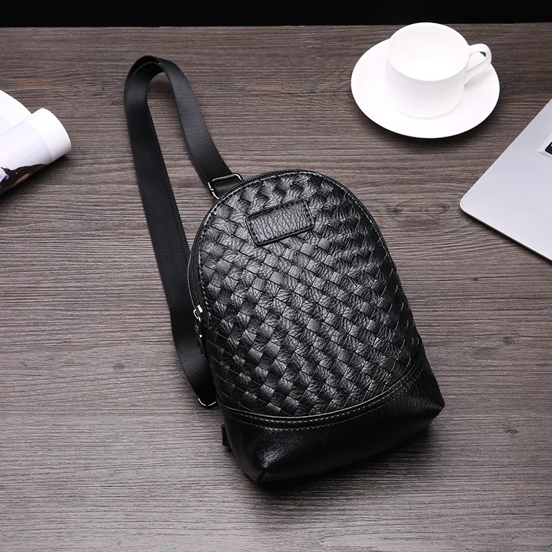 

The new fashion man compiles the small chest bag the Korean version the youth single shoulder bag JIULIN