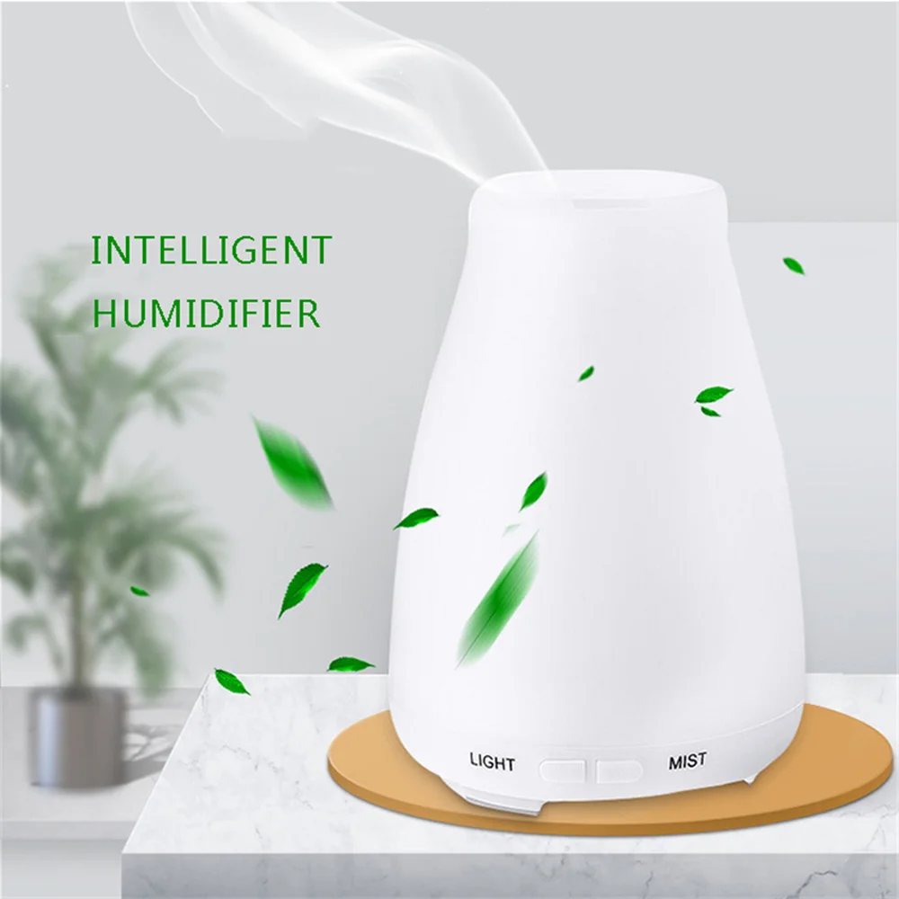 

LISM 100ml Ultrasonic Air Humidifier Essential Oil Diffuser Suitable Family Office with LED Colored Lights Atomizer Aromatherapy