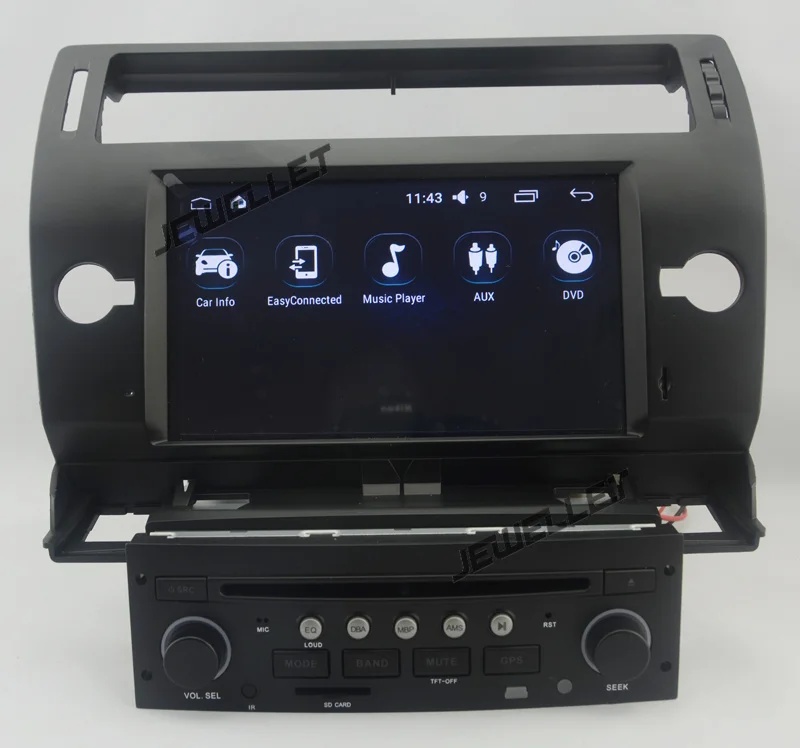 Четырехъядерный Android 6,0 Автомобильный gps Радио DVD НАВИГАЦИЯ для Citroen C4 2004-2010 с 4G/wifi DVR OBD Зеркало Ссылка