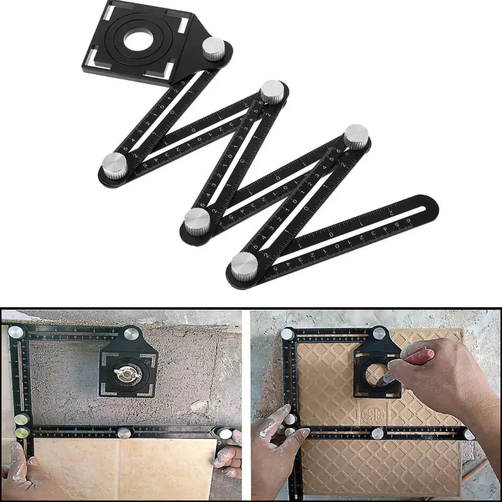 Regla Plegable De 6 Orificios Para Azulejos Herramientas heagle.ir