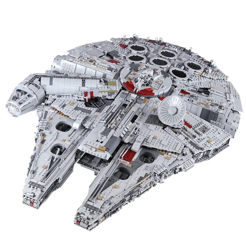 Destructor estelar Millennium 8445 Uds., Compatible con 75192 05132, modelo de bloques de construcción, juguetes educativos
