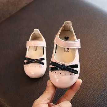 

New Spring Summer Children Casual Shoes Girls Sandals Bow Princess leather shoes Girls Performance Shoes dance shoes