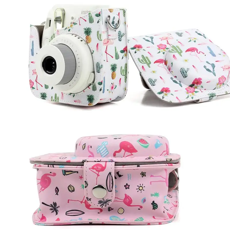 Защитный чехол из искусственной кожи для камеры Fujifilm Instax Mini 8/8+/9