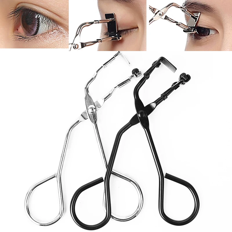 

Professional False Eyelash Tweezers Eye Lash Grips Curling Eyelash Curler Applicator Beauty Makeup Cosmetic Tool Part