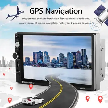 

SWM 7010PLUS 7 inch Android 9.0 Car Stereo WiFi GPS Navigation USB AUX Bluetooth 4.1 FM AM RDS Radio Receiver Head Unit