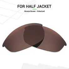 Mryok поляризованные Сменные линзы для Оукли половина солнечные очки к куртке Бронзовый, коричневый