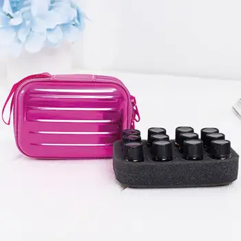 

Essential Oil Storage Case Travel Carrying Zipper Case Essential Oil Glass Vials Bottles Holder Handbag Travel Oil Collect Case